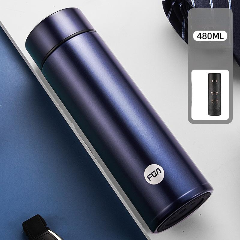 

Интеллектуальный термос, 480 мл, термосы, портативный термос из нержавеющей стали, бутылка для воды, дорожная чайная кружка, офисный термос 480ml