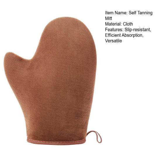 Self Tanning Mitt Applicator Skin-friendly Mini Tanning Gloves Waterproof Layer Self Tanner Applicator Gloves