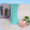 Display Artificial Flower Vase Embossed Surface For Home Decoration And Gift