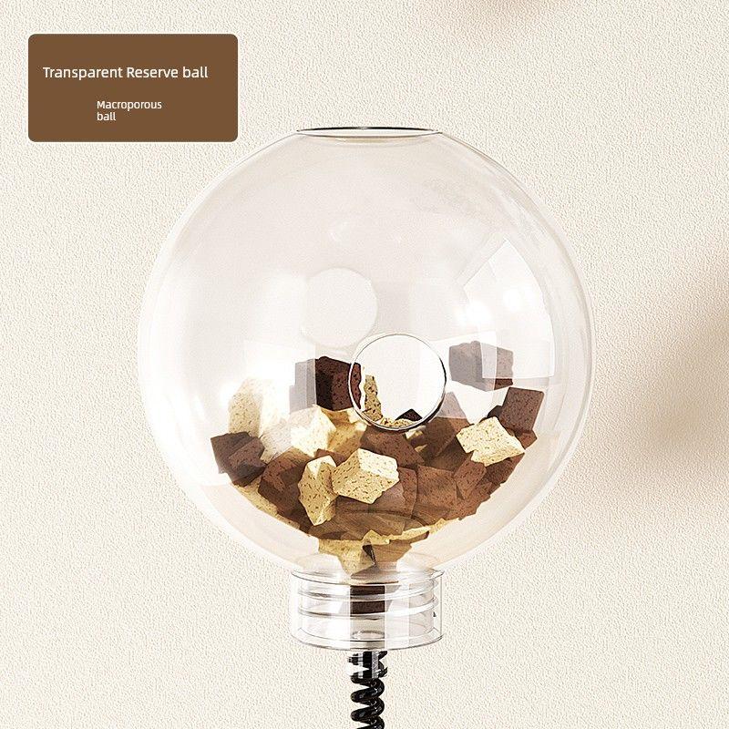 

Японский импорт Игрушка для кошек Mujie Снятие стресса Игрушка-дразнилка для кошек Мяч-дозатор сухого корма для кошек Вращающийся столик Товары для питомцев [Large hole freeze-dried ball] Replacement