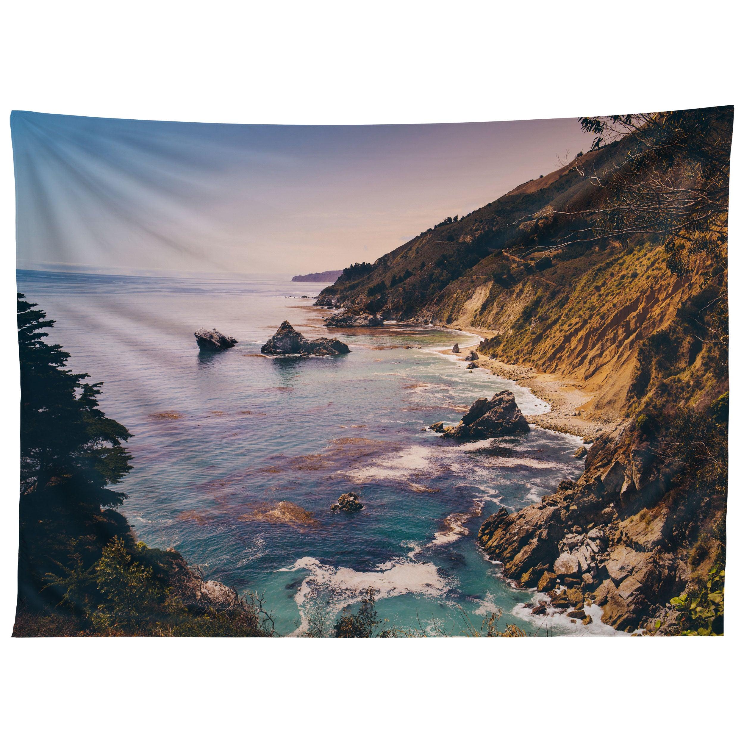 BIG SUR PACIFIC COAST HIGHWAY tapestry 75x100