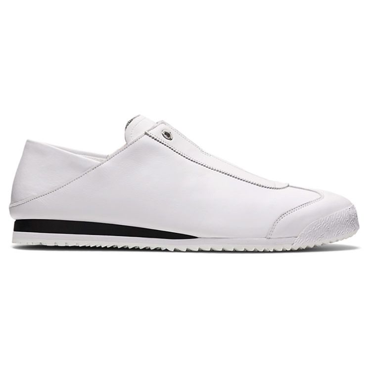 Onitsuka Tiger Mexico 66 Paraty Leather Comfortable Simple Waterproof Low-Top Lifestyle Shoes Unisex sneaker White Black 1183B498-100