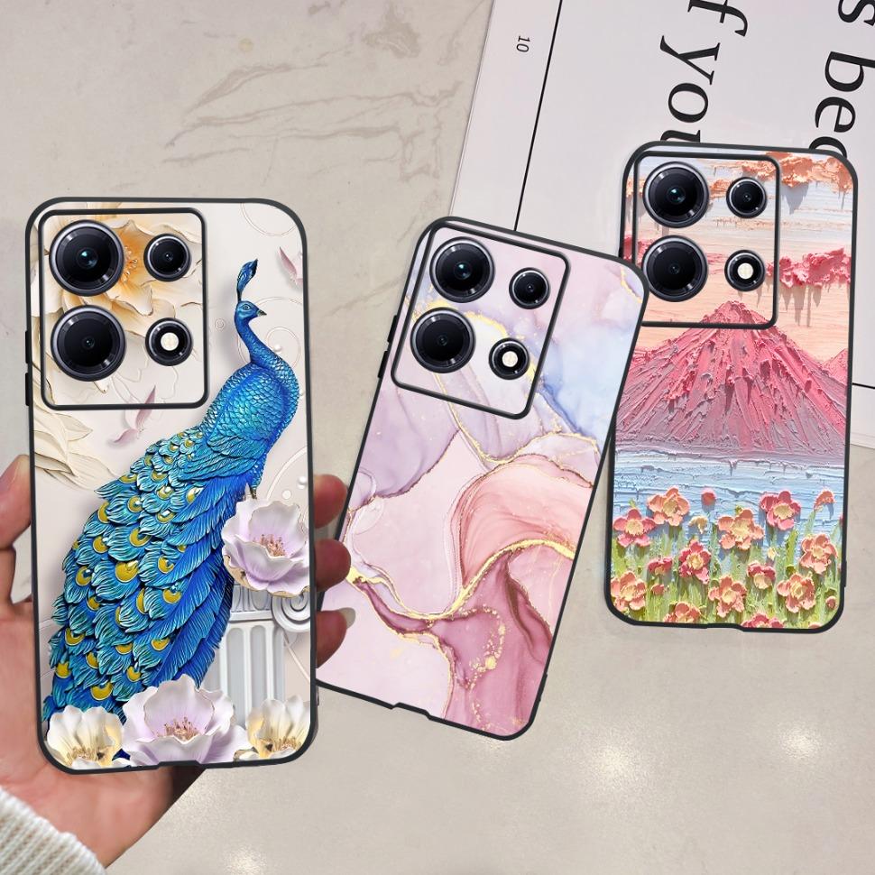 For Infinix Note 30 Pro Case Stylish Painted Cover Soft Silicone Phone Cases For Infinix Note30 Note 30 Pro X6833B X6716B Bumper