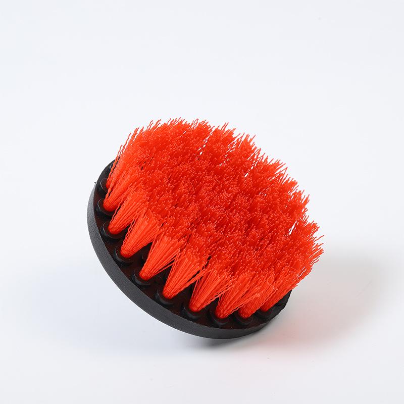 5-inch Electric Drill Brush Set: Car Wash and Cleaning Blue Brush Head Deburring Tool