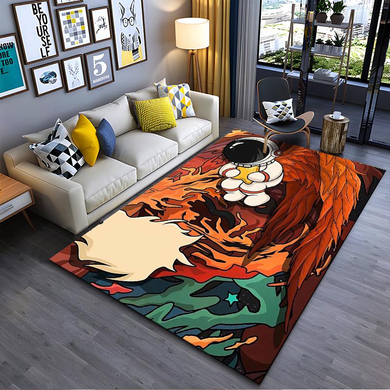 

Relaxed Astronaut Meditating on Planet Suitable for use as an anti-slip game mat for living room and bedroom sofas 40x60cm( 15x23in )