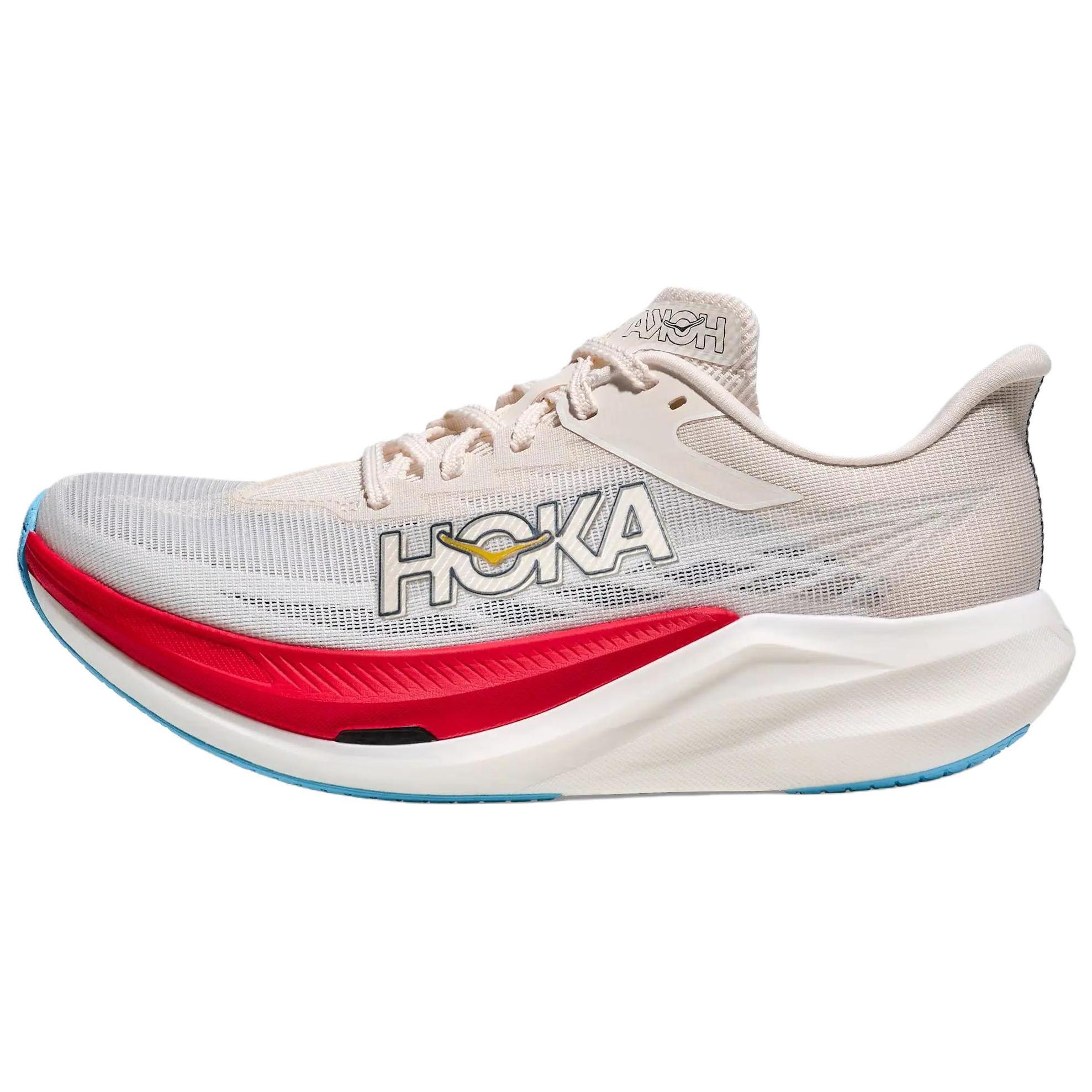 

HOKA ONE ONE Rocket X 3 Breathable Running Shoes Unisex Ecru 1168724-ARFR 41⅓