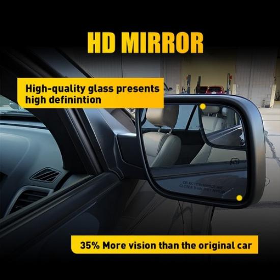 New Side Passenger Heated Spotter Convex Mirror Glass For Explorer Ford 2011-19