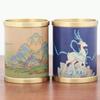 Premium Large Capacity Brass Desktop Pen Holder Organizer