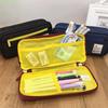 1 Pcs Black Large Capacity Pencil Case Stationery Cute Boy Girl Gift Storage Student School Office Supplies