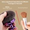 Extragroßer Körper-Make-up-Pinsel für Selbstbräuner, Bein-Make-up-Bronzer, Oval geformter, makelloser Kabuki-Pinsel, Kabuki-Foundation-Pinsel