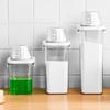 Airtight Washing Powder Storage Box Transparent Large Capacity Laundry Pod Bucket with Measuring Cup Laundry Dispenser Container