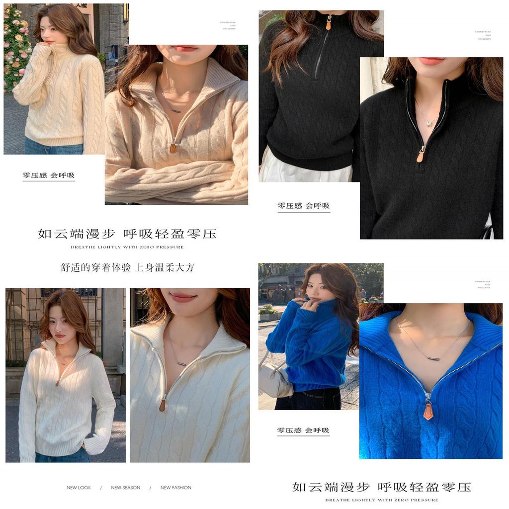 Knit Sweater Women Fall Winter High Neck Pullover With Warmth And Comfort For Casual Wear