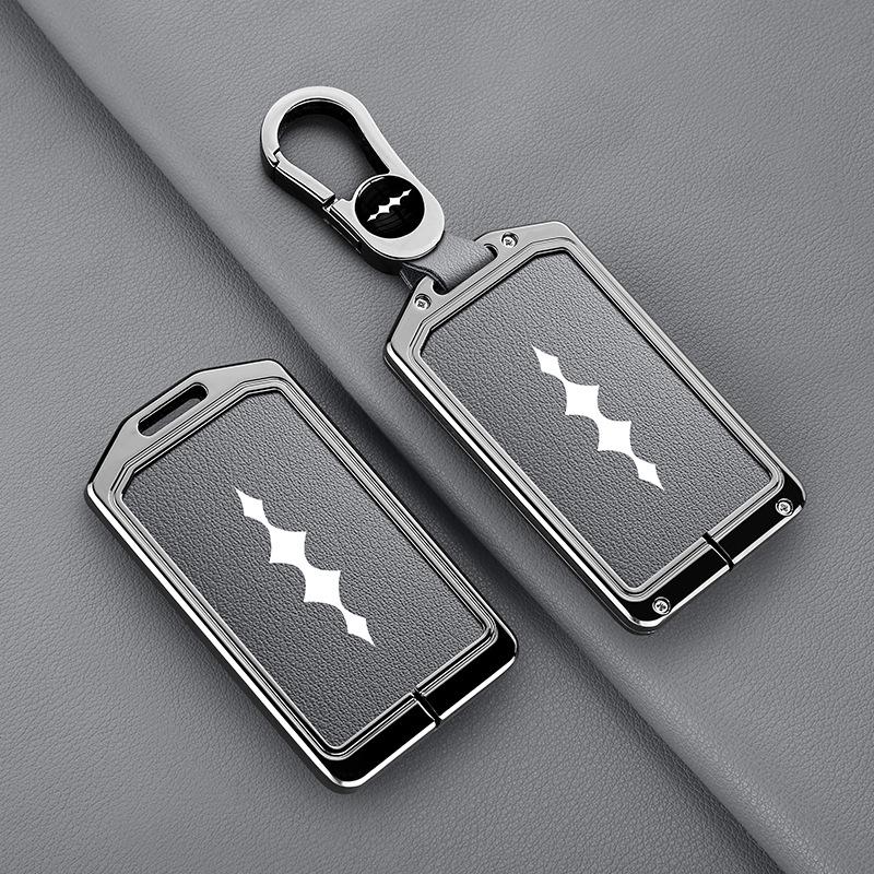 BYD Fangchengbao Metalen NFC Sleutelhanger Shell voor Leopard 5/8, Titanium 3/7 - High-End Bescherming
