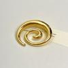 Unique Vortex Lapel Pin Adornment Gold/Silver Dressing Up Vortex Brooch Stylish Lapel Pin for Fashion Enthusiasts
