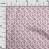oneOone Bavlněná Flex Fabric Diamond Geometric Print Fabric By The Yard 40 Inch