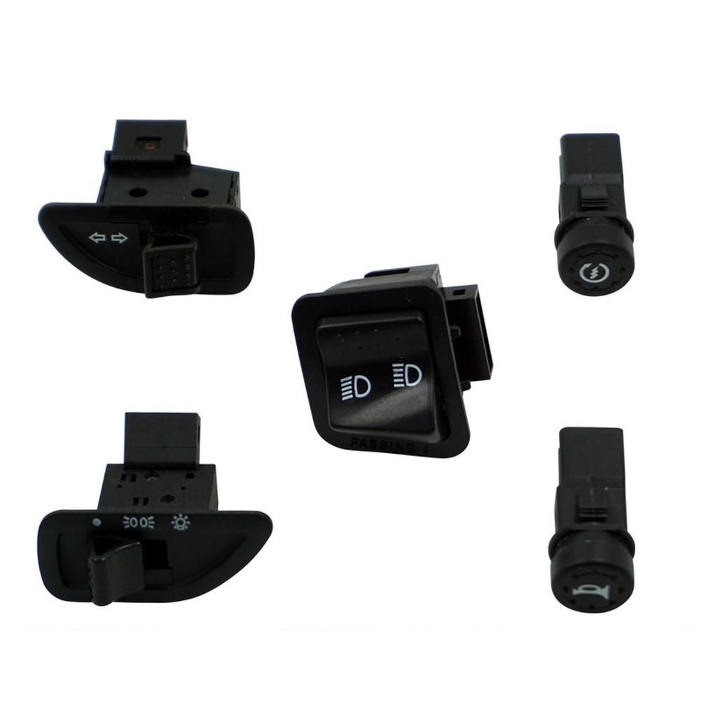 ABS Plastic And Metal Multi-function Controls Turn Signal Function