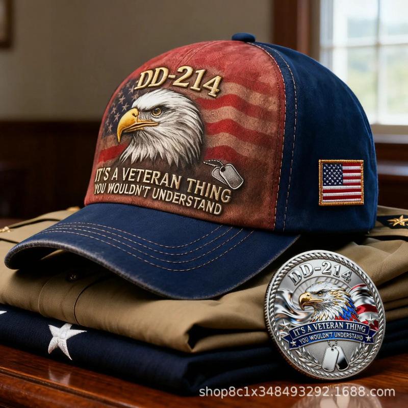 New Baseball Cap American Anniversary Hat Sun Cap D Digital Printing Cap