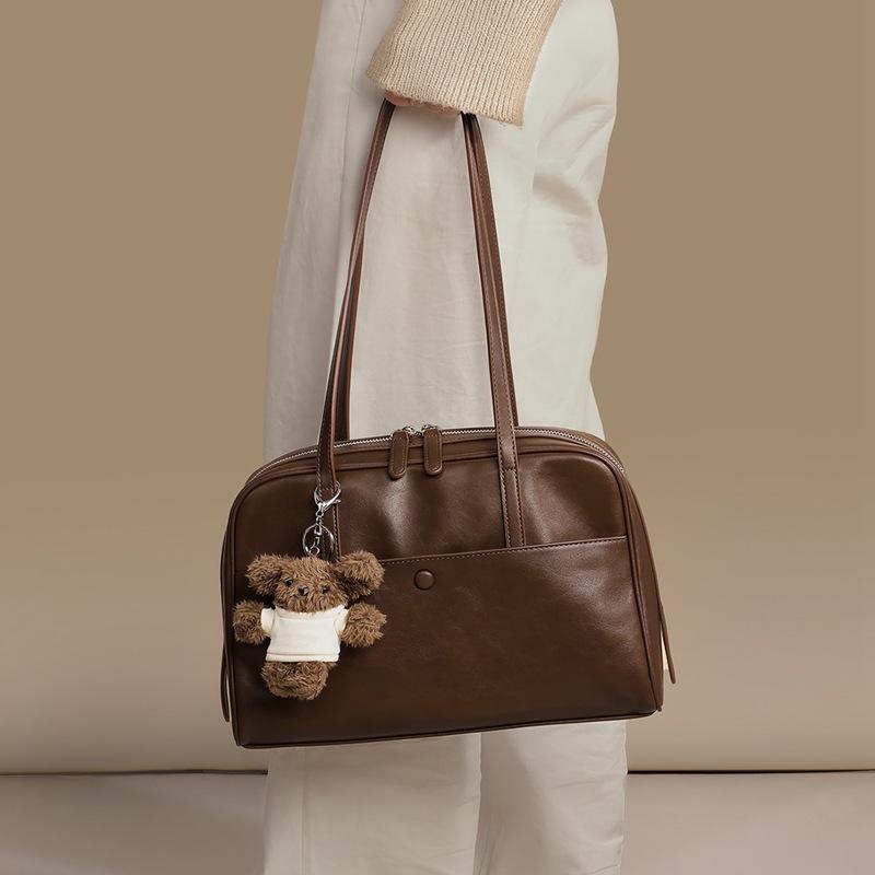 Tote Bag Women's New Autumn and Winter Women's Bag Pillow Bag Retro Work Commuter Handbag