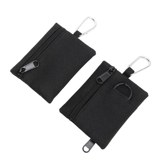 Tactical Keychain Pouch Zippered Coin Purse Military Mini Size Belt Gear EDC Pocket