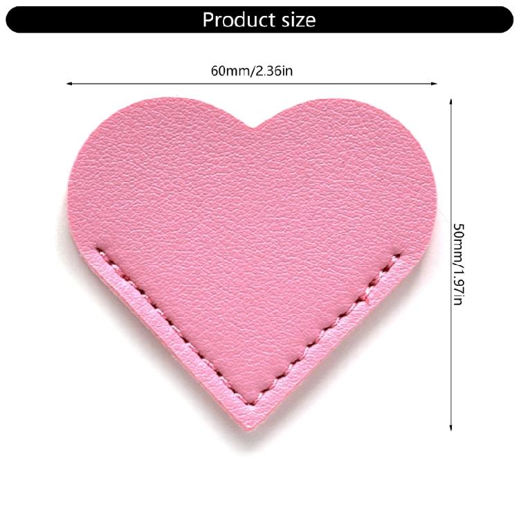 Bible Bookmarks Heart Shaped Bookmarks PU Leather Bookmarks Corner Page Book Markers Creative Bookmarks for Reading