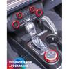 Savadicar CKT01 Billet Aluminum Control Knob Trim Sets, Headlight/4WD/HVAC Climate Control Knob Ring Bezels, Air Conditioner/Radio Switch Cover for