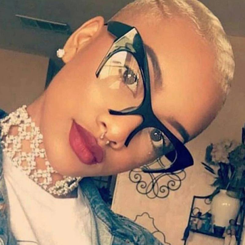 European American Style Women Glasses Frame Cat Eye Shape Blue Light Blocking Woman Glasses High Quality Glasses Women