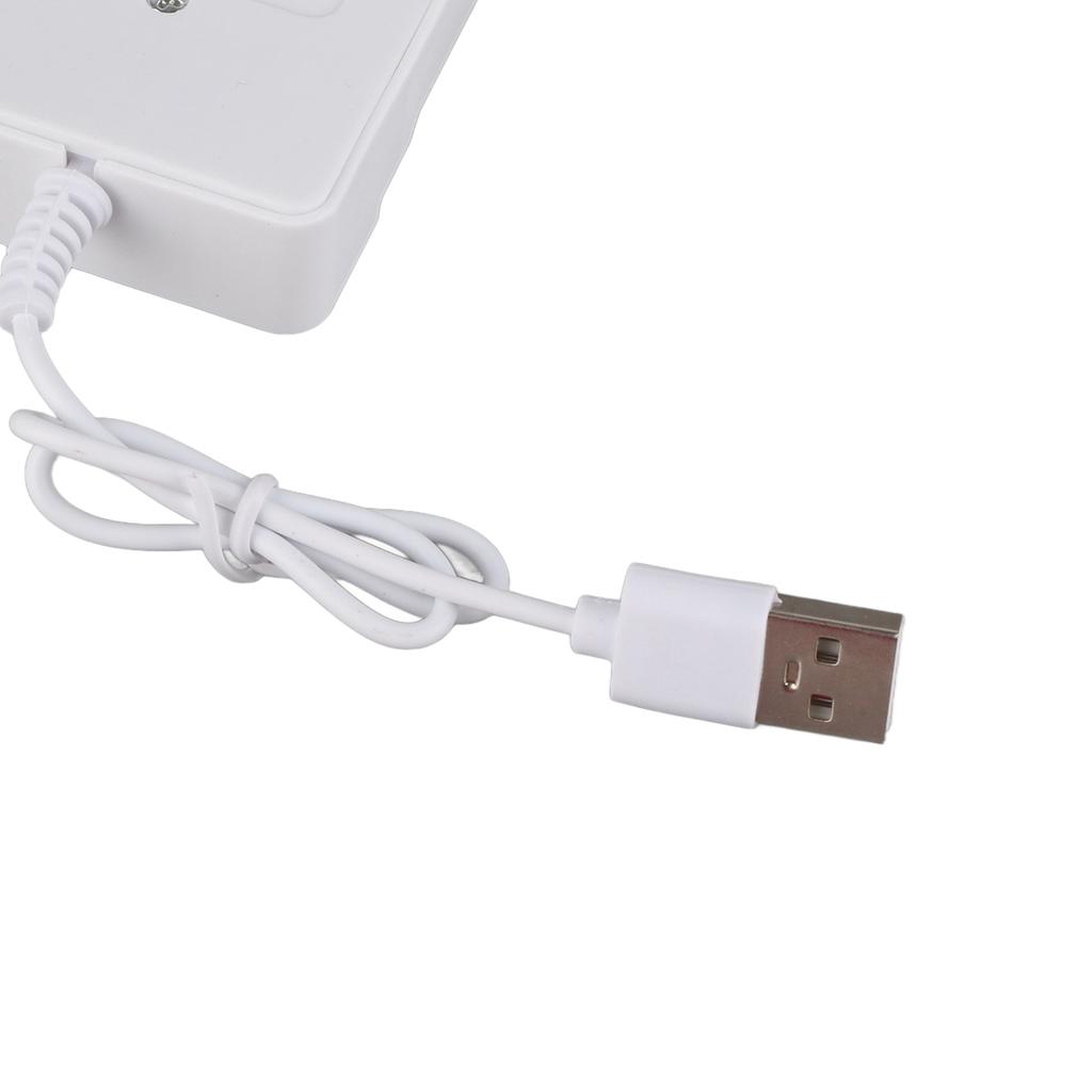 Portable ABS 5V Three Slots Charger for AA AAA Rechargeable Battery with USB Plug