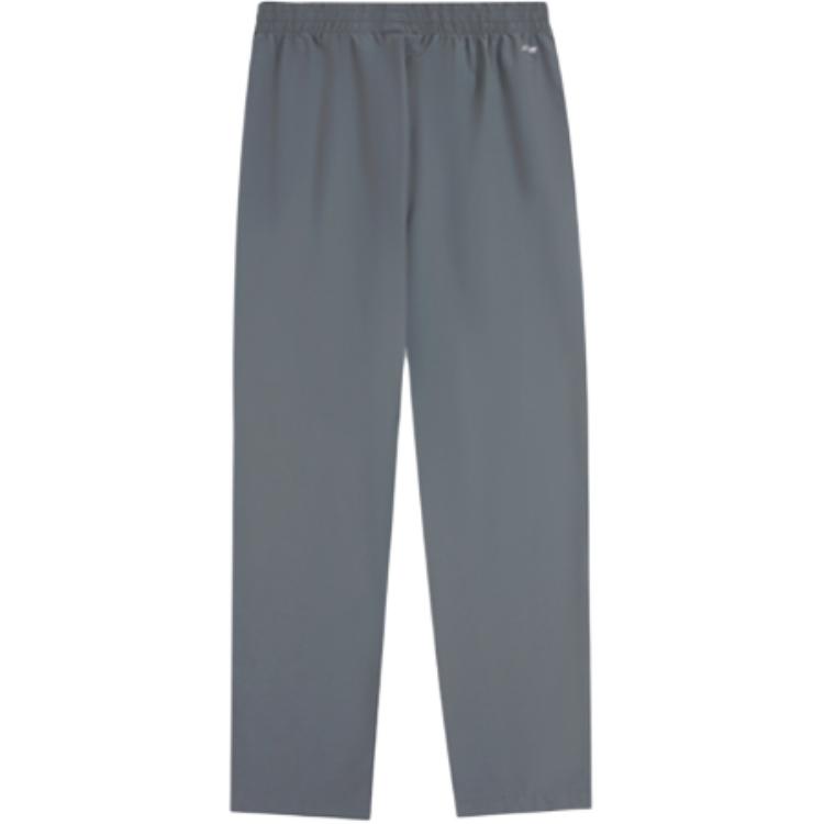 Li-Ning Comfortable Simple Versatile Straight Leg Mid Rise Casual Pants Men Bottoms Thunderstorm-Gray AYKT745-2
