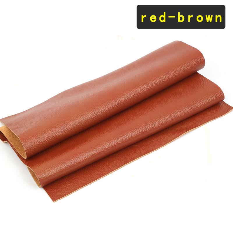 First layer cowhide leather, genuine leather fabric, leather deep brown chestnut sofa, renovated seat headboard soft bag, yellow