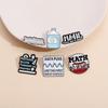 Math Student Tears Enamel Pins Custom Math Is Hard So Is Life Brooches Lapel Badges Funny Puns Jewelry Gift for Kids Friends