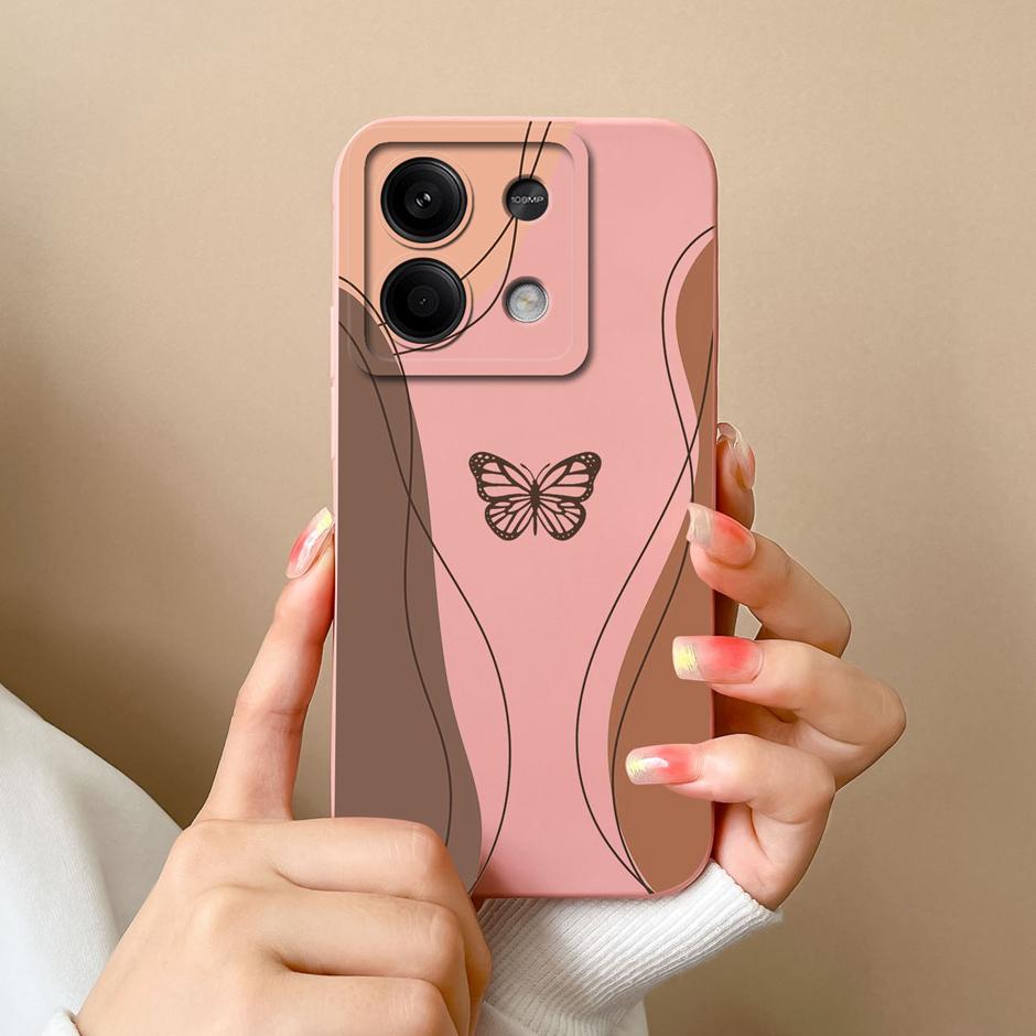 For Xiaomi Redmi Note 13 Pro Plus 5G Case Sweet Girls Cartoons Matte Silicone Coque For Redmi Note13 Pro+ 5G New Design Funda