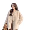 Women's fur integrated 2024 new popular small environmentally friendly fur fashion high-end mink plush sweater