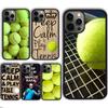 Green Tennis Balls Accessories Phone Case Cover for iPhone 17 Air 16 16e 15 13 14 11 12 Pro Max Max Plus Coque Fundas Shell
