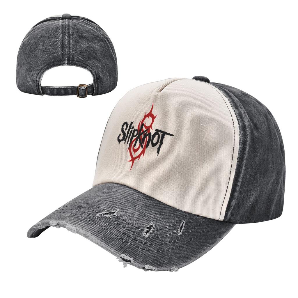 Slipknots Band Trucker Hats Outfit Mode Distressed Cotton Kopfbedeckung für Unisex-Stil verstellbar