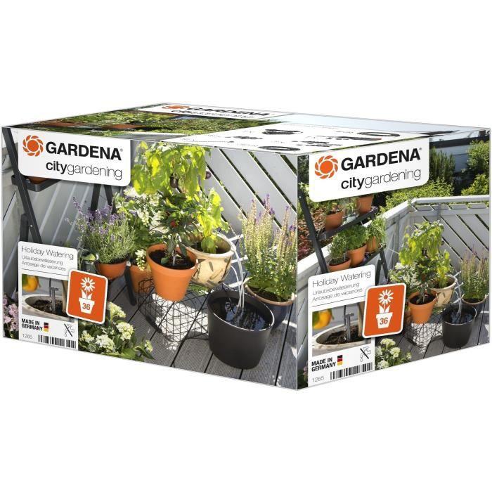 Automatic Holiday Watering Can - GARDENA - Complete Watering Kit - Max. Capacity 36 Plants - Programmable