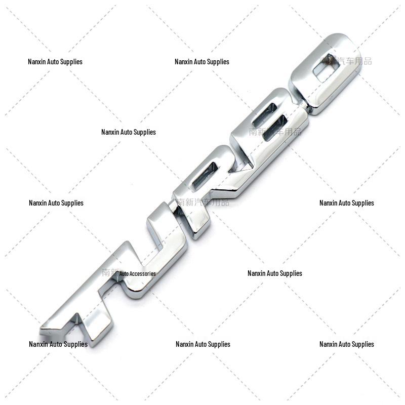 Turbocharger Turbo Sport Emblem Metal Trunk Car Sticker - Small Personalized Design