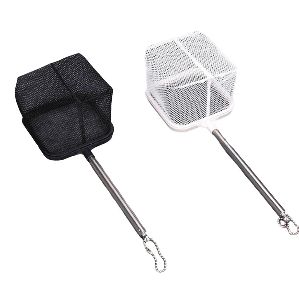 Fish Net for Fish Tank Telescopic Rod with Removable Head for Catching Shrimp Crab Commercial Use with Suction Cup