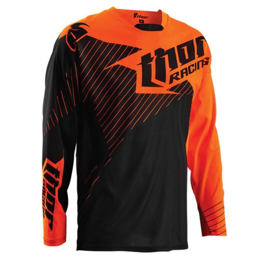 Heißer Verkauf Neuer Thor Team Schnelltrocknendes Atmungsaktives Downhill-Anzug Sommer Mountainbike Langarm-T-Shirt Motorradanzug