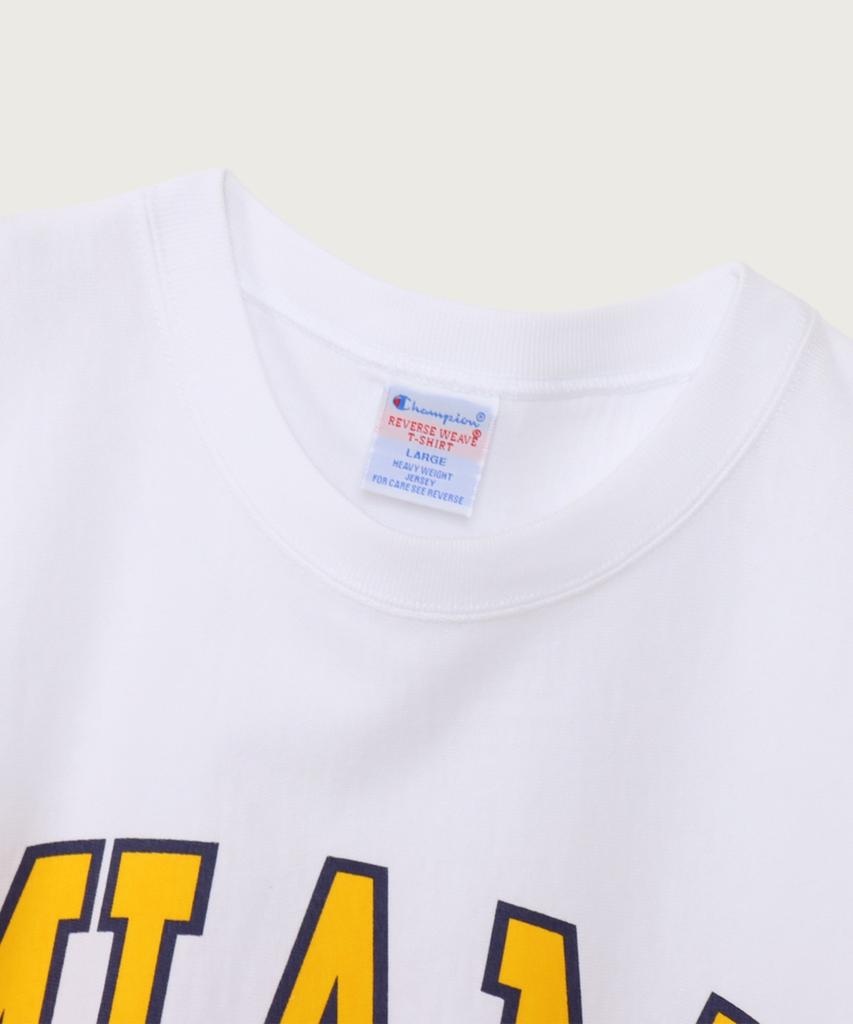 CHAMPION Reverse Weave College Graphic Short Sleeve T-Shirt White