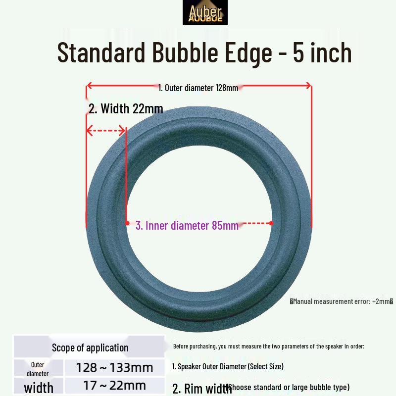 JBL Speaker Repair Foam Surround: Replacement Edge for 3/4/6/6.5/8/10/12 Inch Folding Ring