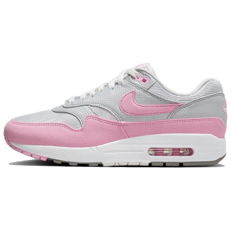 Nike Air Max 1 '87 Metallic Platinum Pink Rise Women's Sneakers Casual Shoes HF5387-001