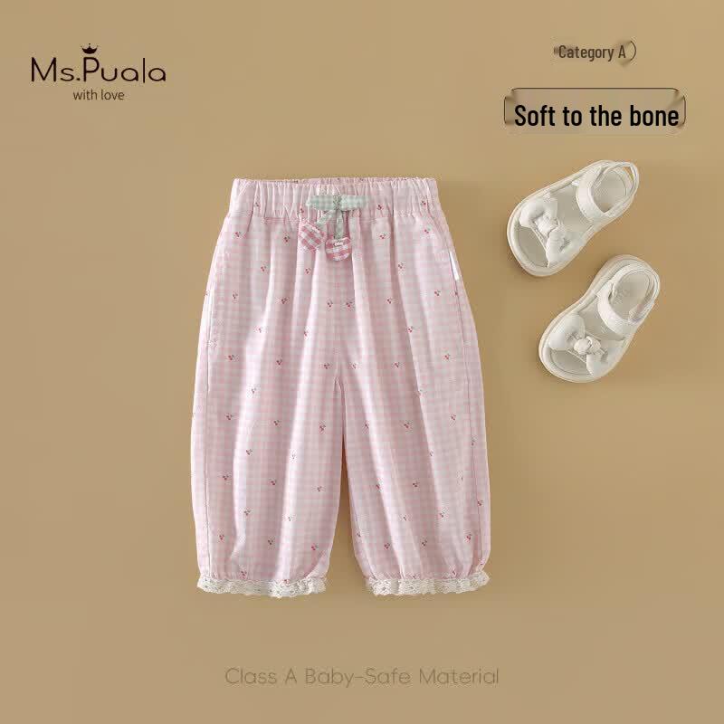 

MS.PUALA Summer Trendy Baby Girl s Capri Pants 100 cm