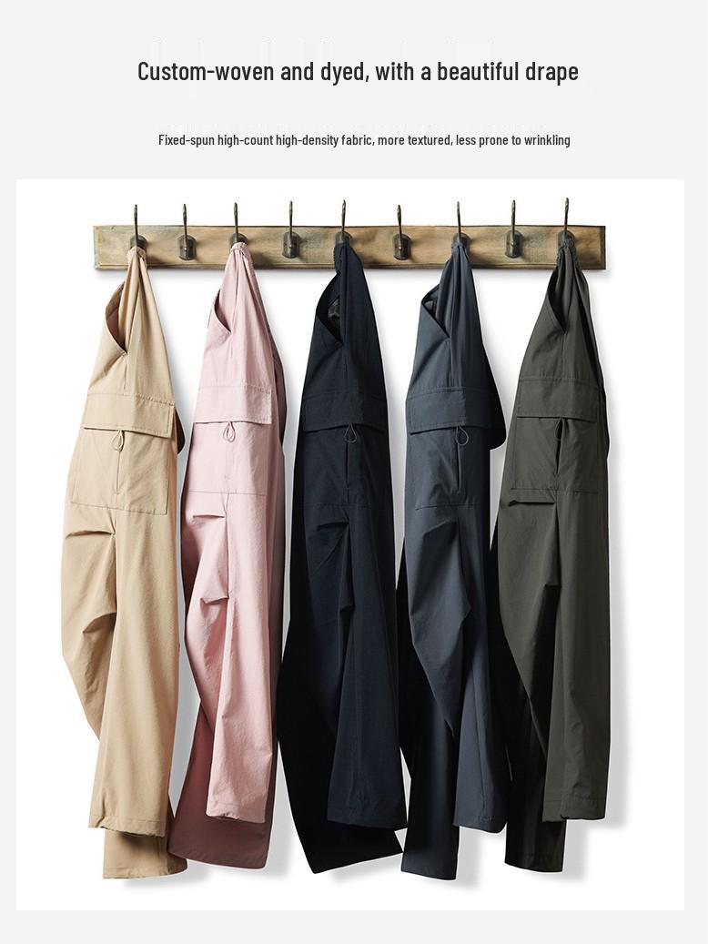 

Quick-Dry Multi-Pocket Cargo Pants - Versatile Summer Sports Paratrooper Style M чорний