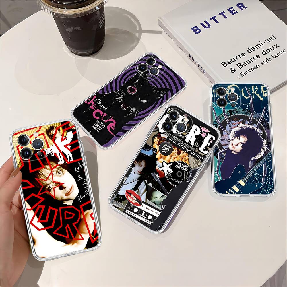 Hot Classic Rock The C-CureS Band Phone Case For IPhone 17 16 15 14 13 12 11 Pro Max Plus Soft Cover Personalized DIY