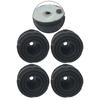Generator Rubber Foot Lawn Mower Parts Superior 43mm / 1.7in Black High Quality Kit Lower For Honda EB2000i EU2000i