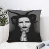 Marilyns Mansons Pillowcase Merch Soft Cushion Cover  Pillow Covers Home Decorations Zippered Multiple Sizes