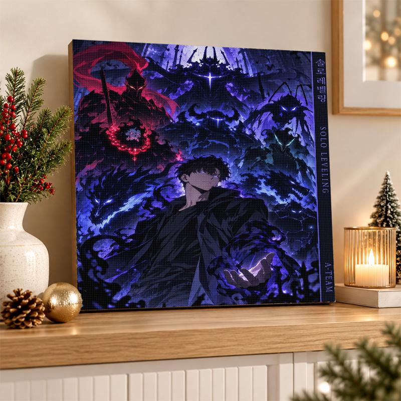 Solo Leveling Diamond Painting Kit 5D Full Drill DIY Diamond Mosaic Wall Art Home Decor