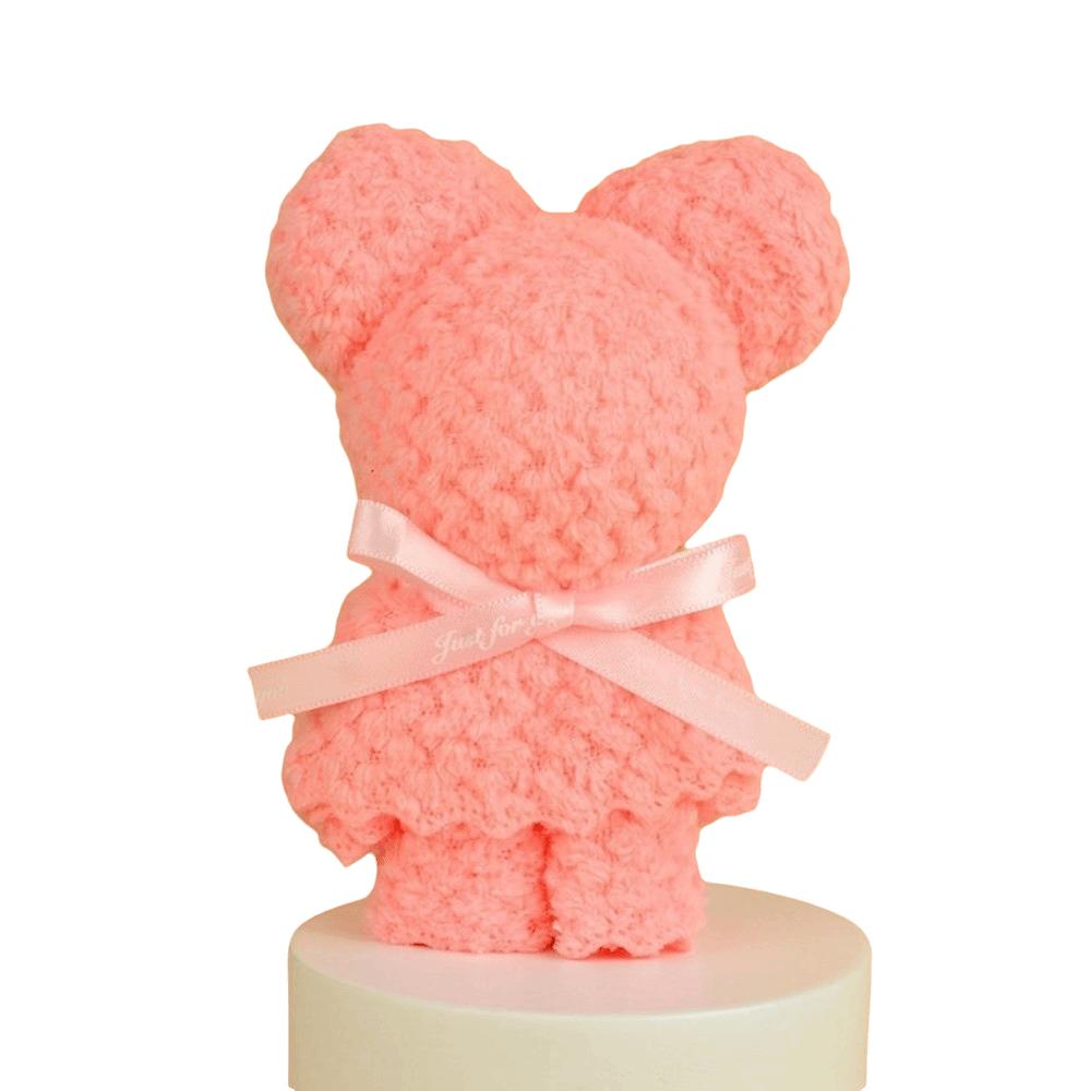Pineapple Pattern Small Bear Gift Red Wedding Supplies Pineapple Towel Valentine's Day