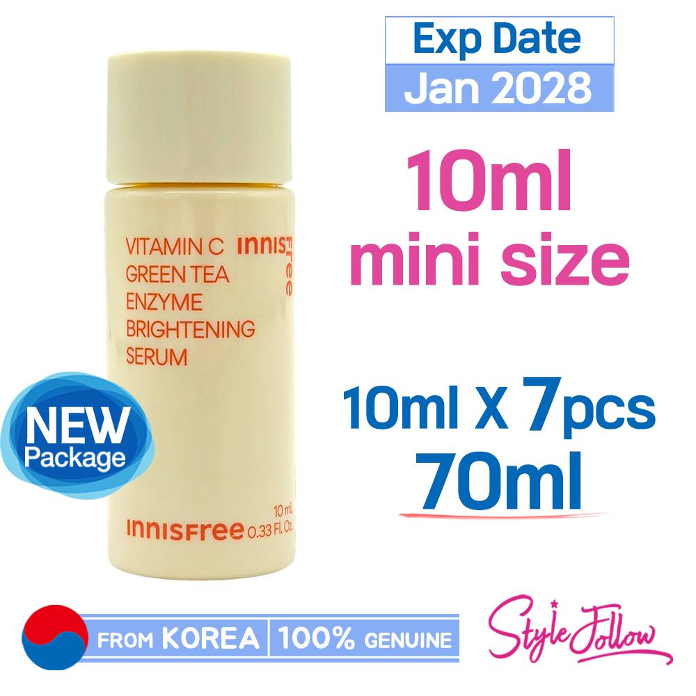 

7 шт._[INNISFREE] Осветляющая сыворотка с витамином C, зеленым чаем и энзимами 10 мл (Образец) 10ml X 7pcs (70ml)