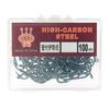 Black Sharp Barbed Fish Hooks with Durable High-Carbon Steel Material Suitable for Saltwater Freshwater
